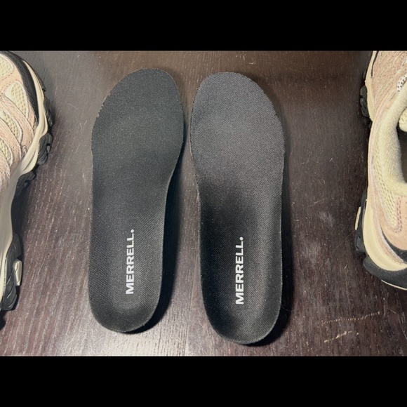 Merrell Moab 3 Trail Hiking Shoes Sneakers Taupe/Yellow Womans 8.5M - Picture 12 of 16